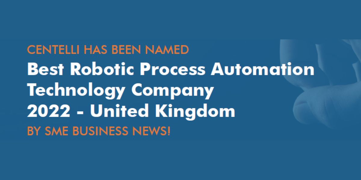 Banner: Centellli recognized best RPA Company