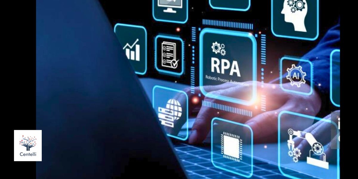 A Businessman using RPA system