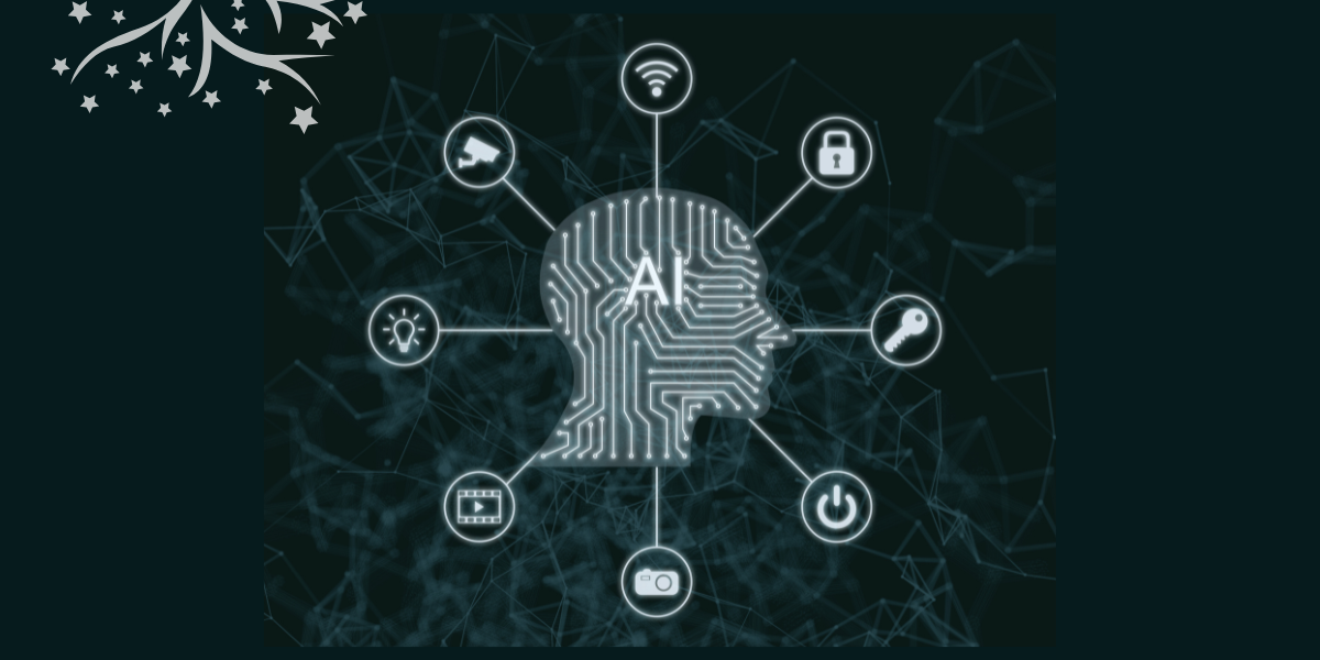 A human head with AI label depicting hesitation